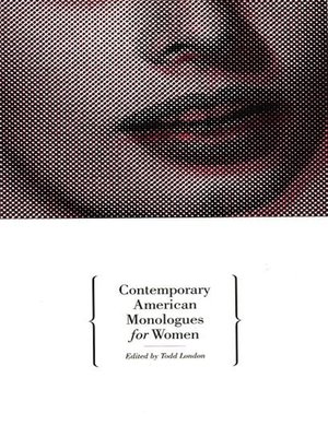 Contemporary American Monologues for Women - ebook